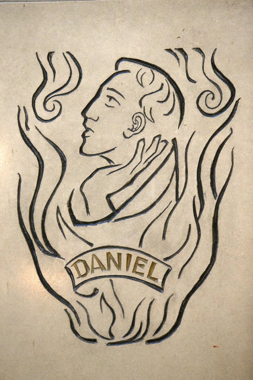 Notre Dame de France katolikus templom, London. Dániel próféta, London, Nagy-Britannia alkotó: Unbekannt