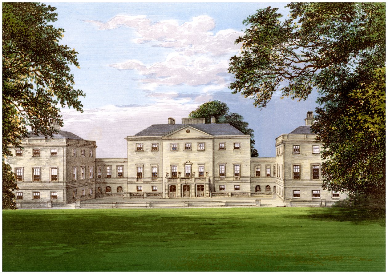 Nuneham Park, Oxfordshire, a Harcourt család otthona, 1880 alkotó: Unbekannt