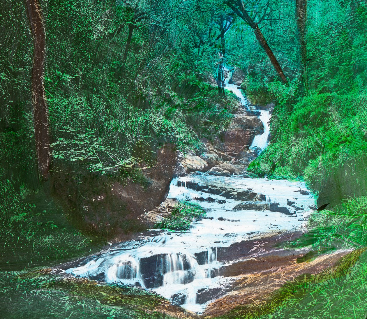 OSullivans Cascade, Killarney, 1910 alkotó: Unbekannt