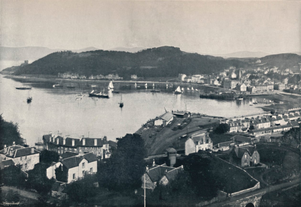 Oban - A város és az öböl, 1895 alkotó: Unbekannt