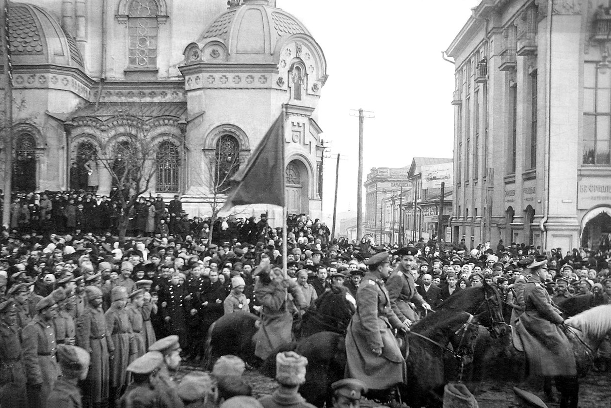 Harkov megszállása Denikin tábornok önkéntes hadserege által, orosz polgárháború, 1918 alkotó: Unbekannt