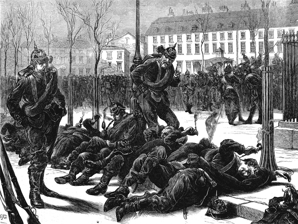 Párizs németek általi megszállása a francia-porosz háború után, 1871. március alkotó: Unbekannt