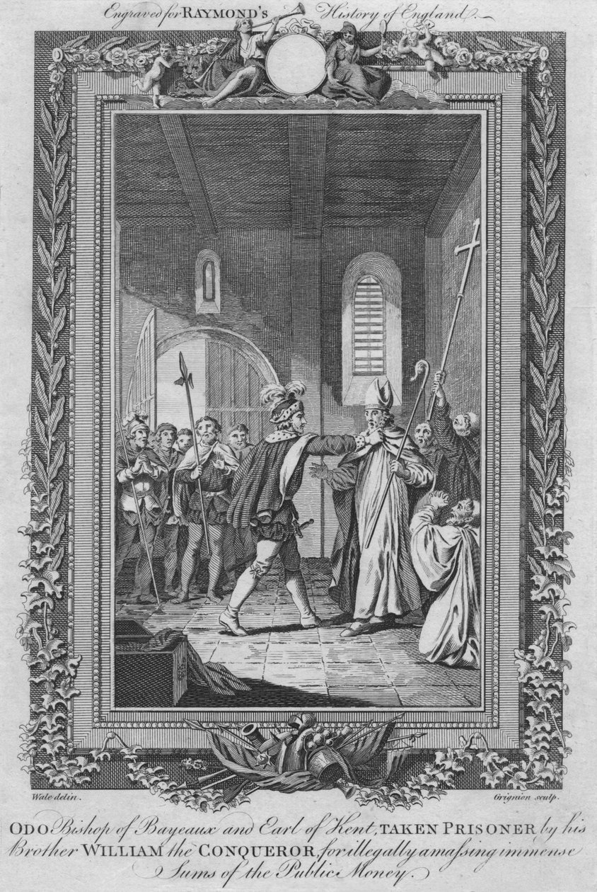 Odo Bayeaux püspöke, Kent grófja, akit Hódító Vilmos testvére foglyul ejtett, 1787 alkotó: Unbekannt