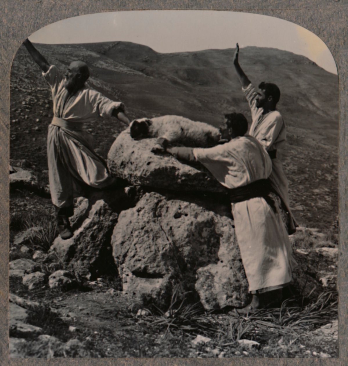 Bárányáldozat felajánlása az oltáron, Moreh, 1900 alkotó: Unbekannt