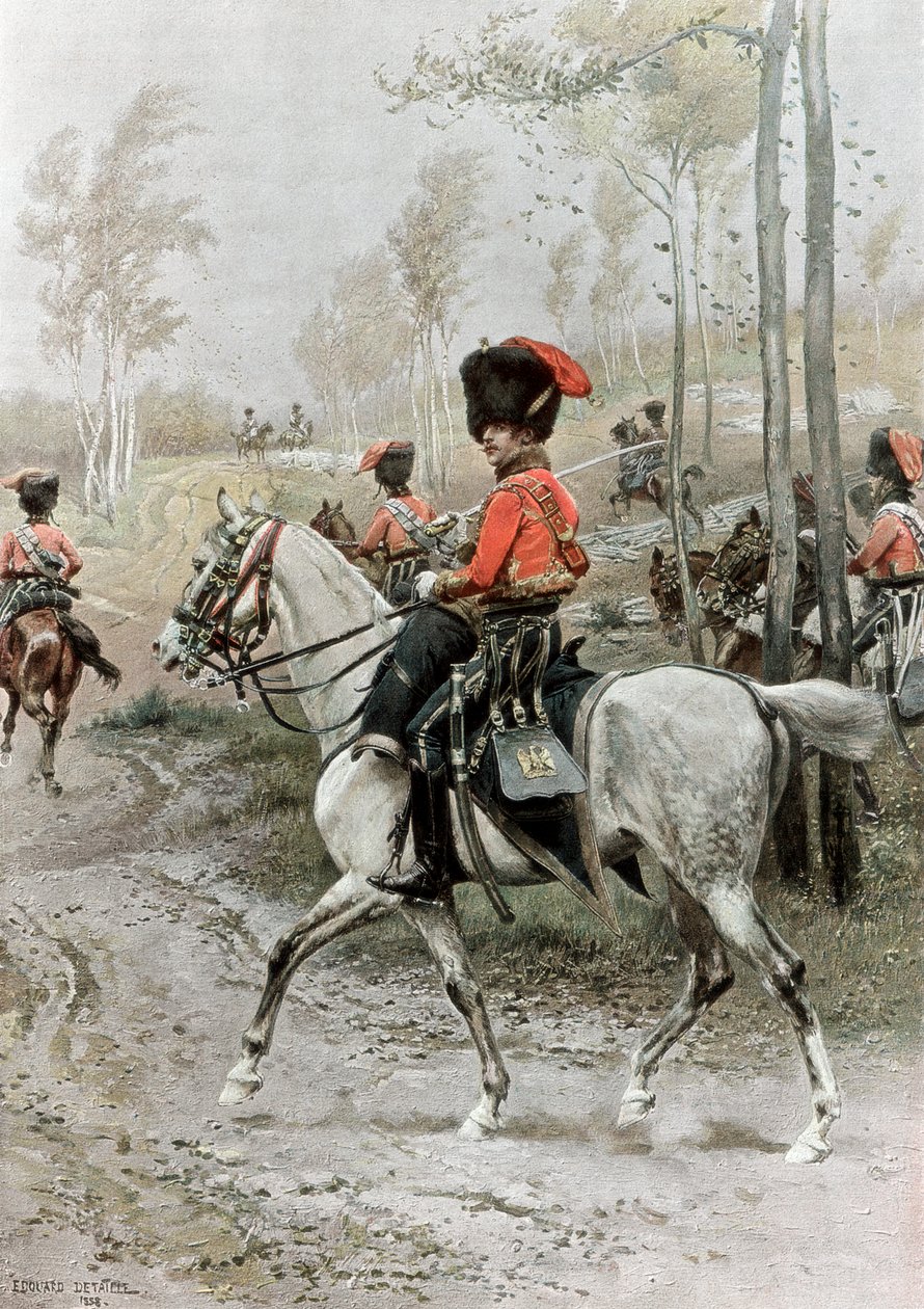 huszártiszt, 1889 alkotó: Unbekannt