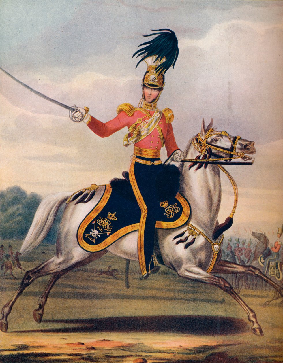 A 17. Lancers tisztje, 1833. 1914 alkotó: Unbekannt