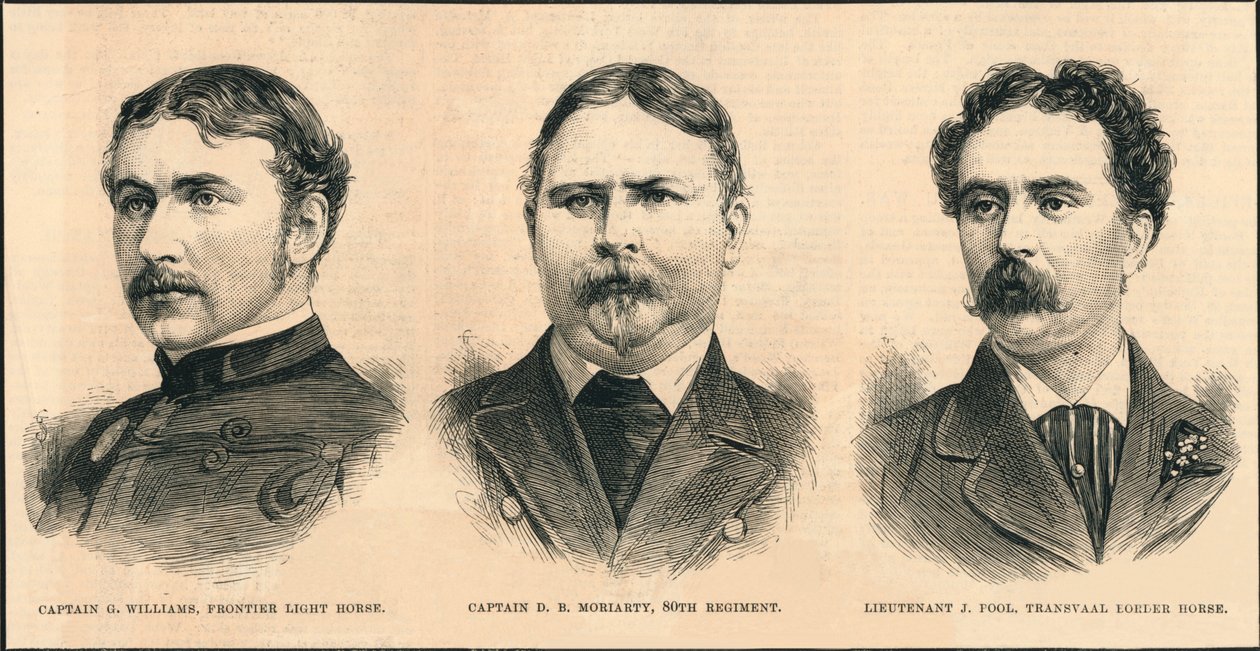 A zulu háborúban elesett tisztek, 1879. alkotó: Unbekannt