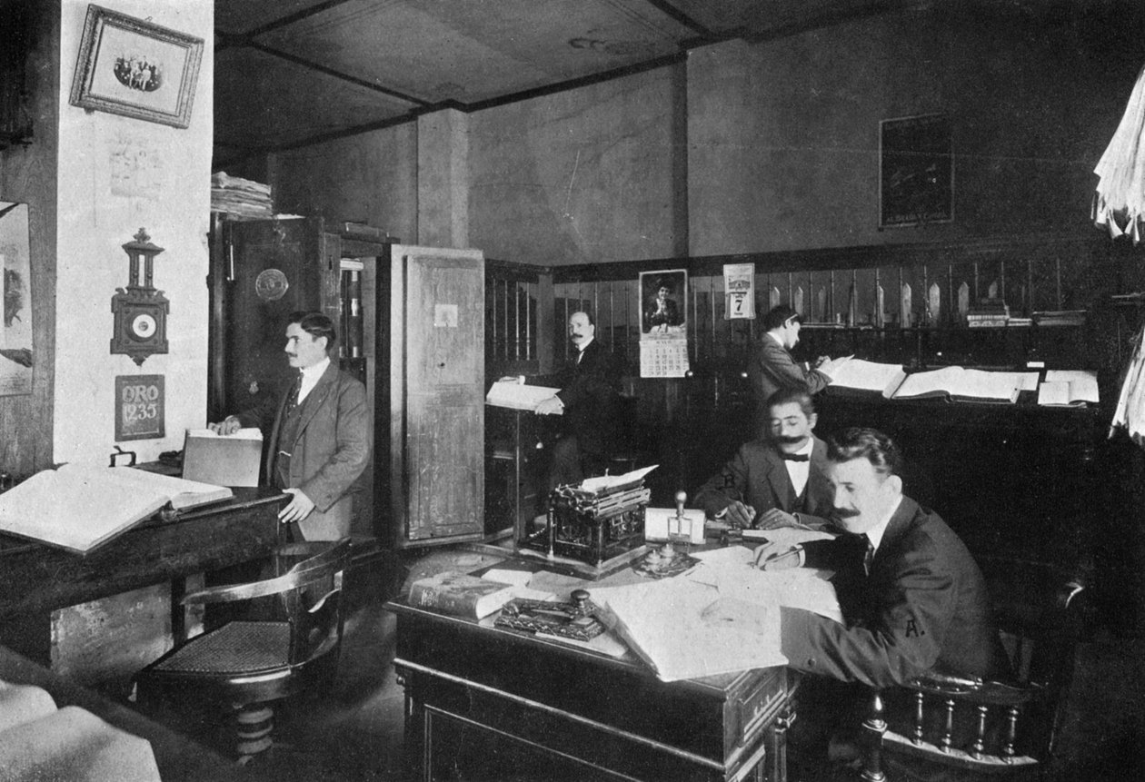 Perez és Sanjurio, importőrök és exportőrök irodái, Asuncion, Paraguay, 1911 alkotó: Unbekannt