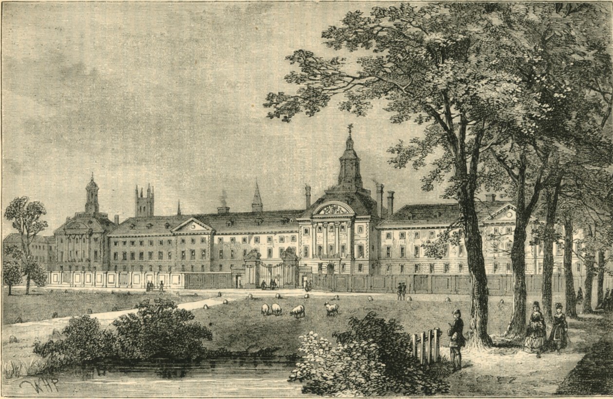 Régi Bethlehem Kórház, Moorfields 1750 körül, 1872 körül. alkotó: Unbekannt