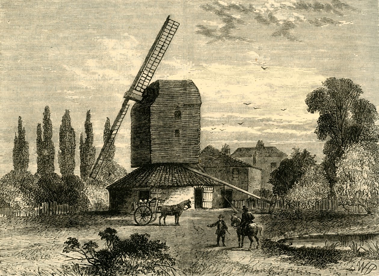 Régi camberwelli malom, 1878. alkotó: Unbekannt