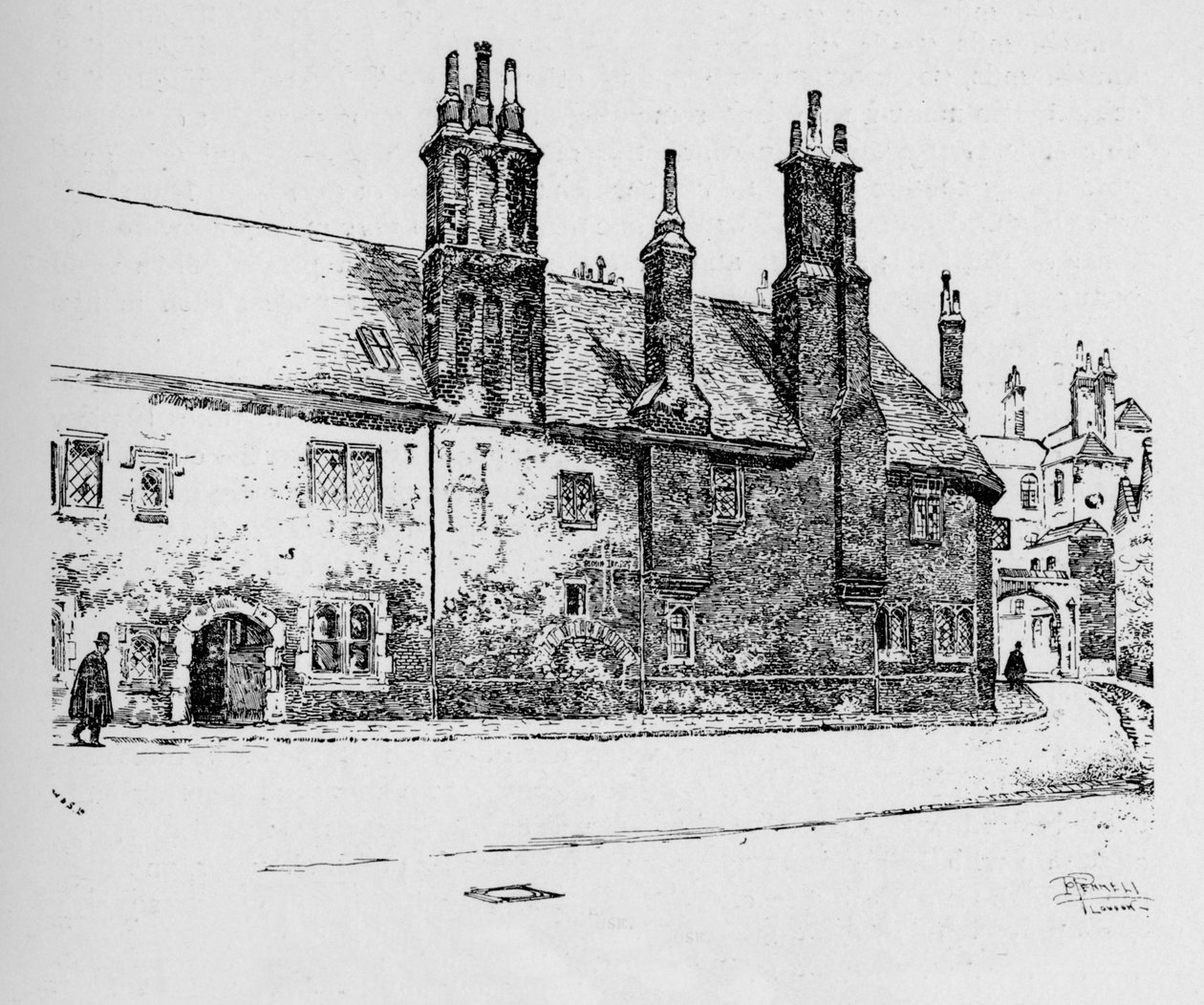 Régi Charterhouse, 1890 alkotó: Unbekannt