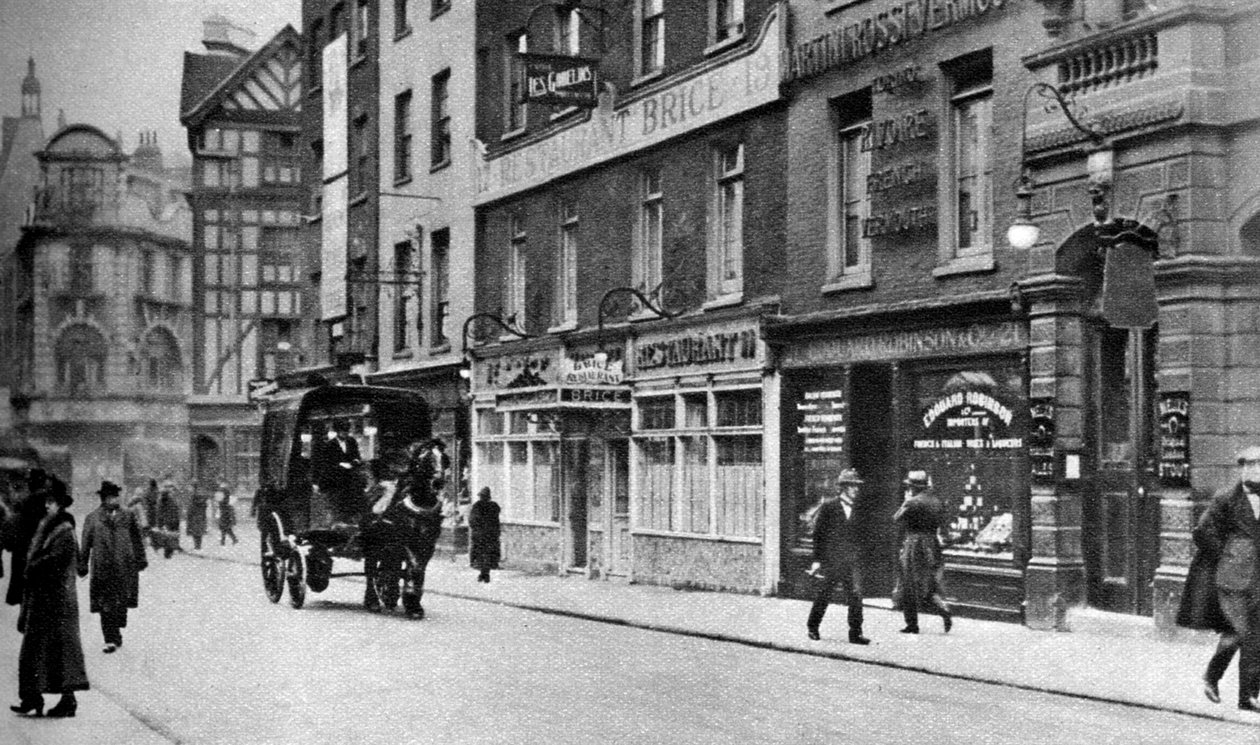 Old Compton Street, Soho, London, 1926-1927 alkotó: Unbekannt