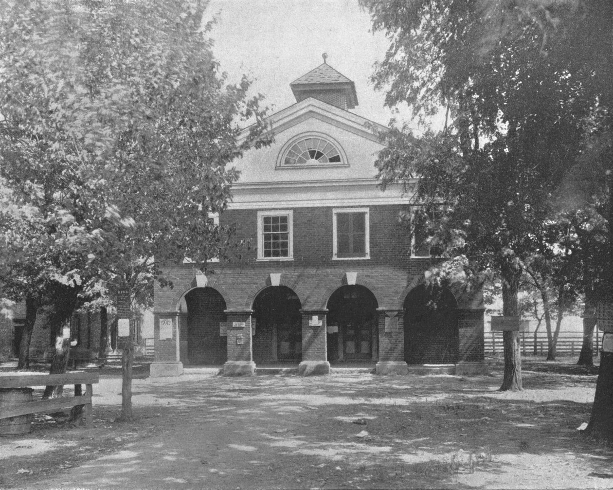 Old Court House, Bowling Green, Virginia, USA, 1900. alkotó: Unbekannt