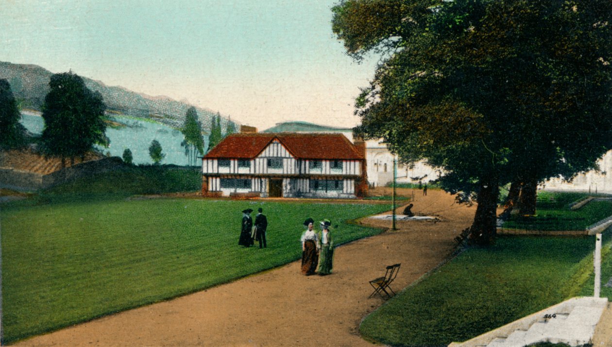 Old English Garden, Imperial International Exhibition, London, 1909 alkotó: Unbekannt