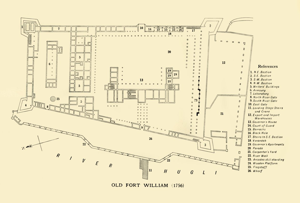 Old Fort William, 1756, 1925. alkotó: Unbekannt