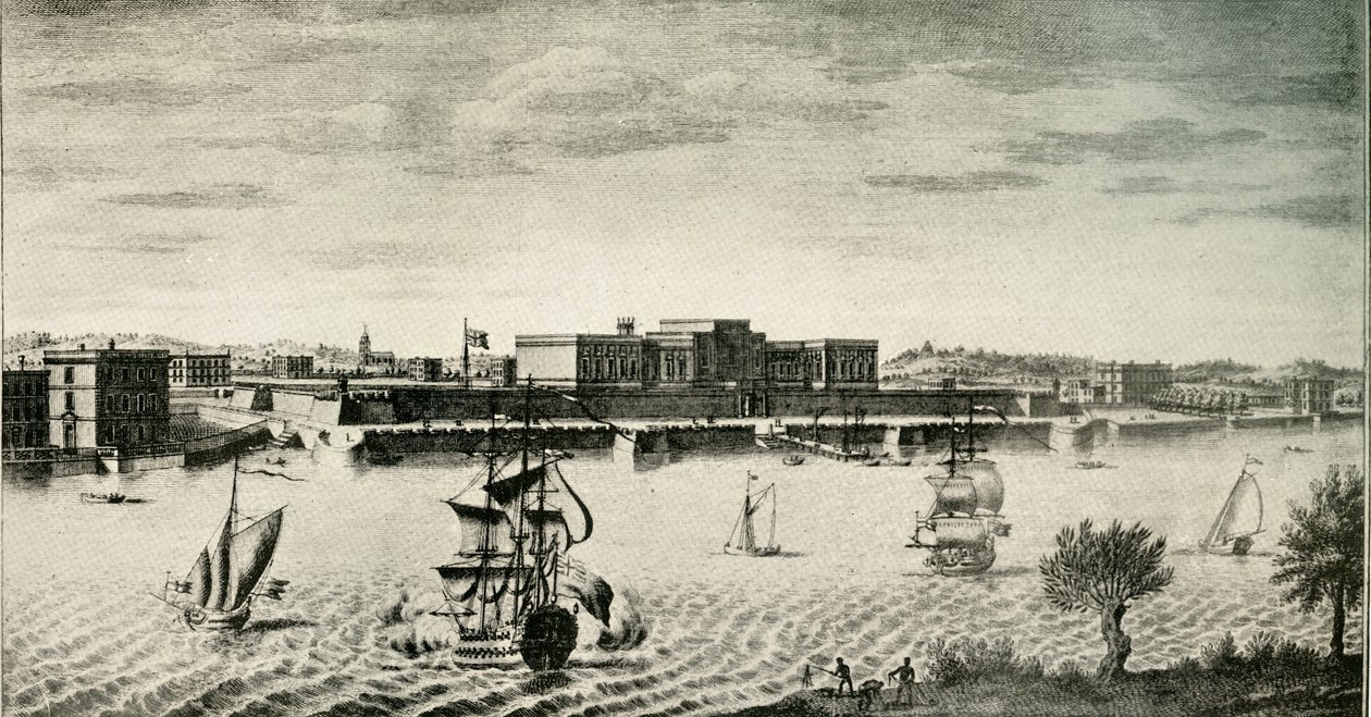 Old Fort William, a folyóból, 1754, 1925. alkotó: Unbekannt