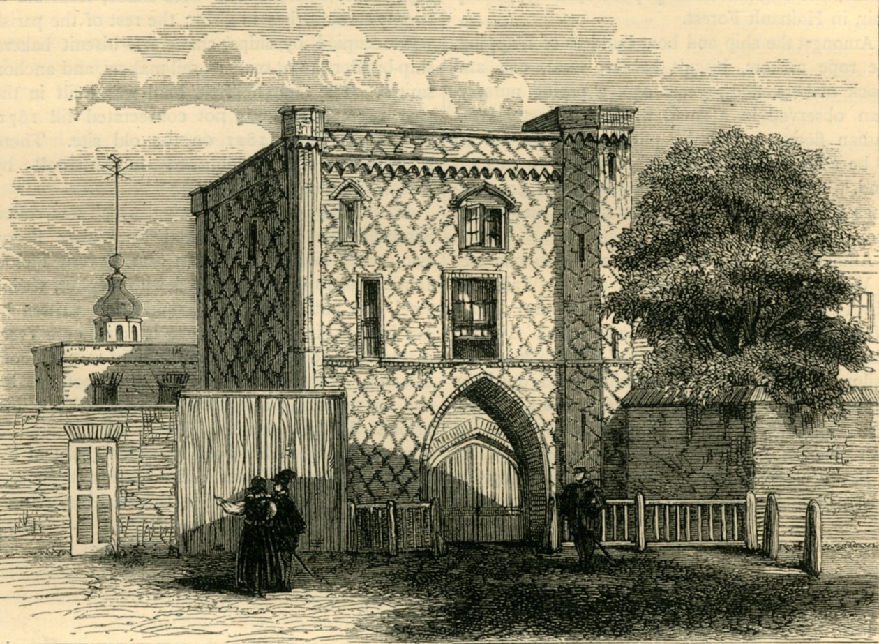 Old Gateway Stepneyben, 1872. alkotó: Unbekannt