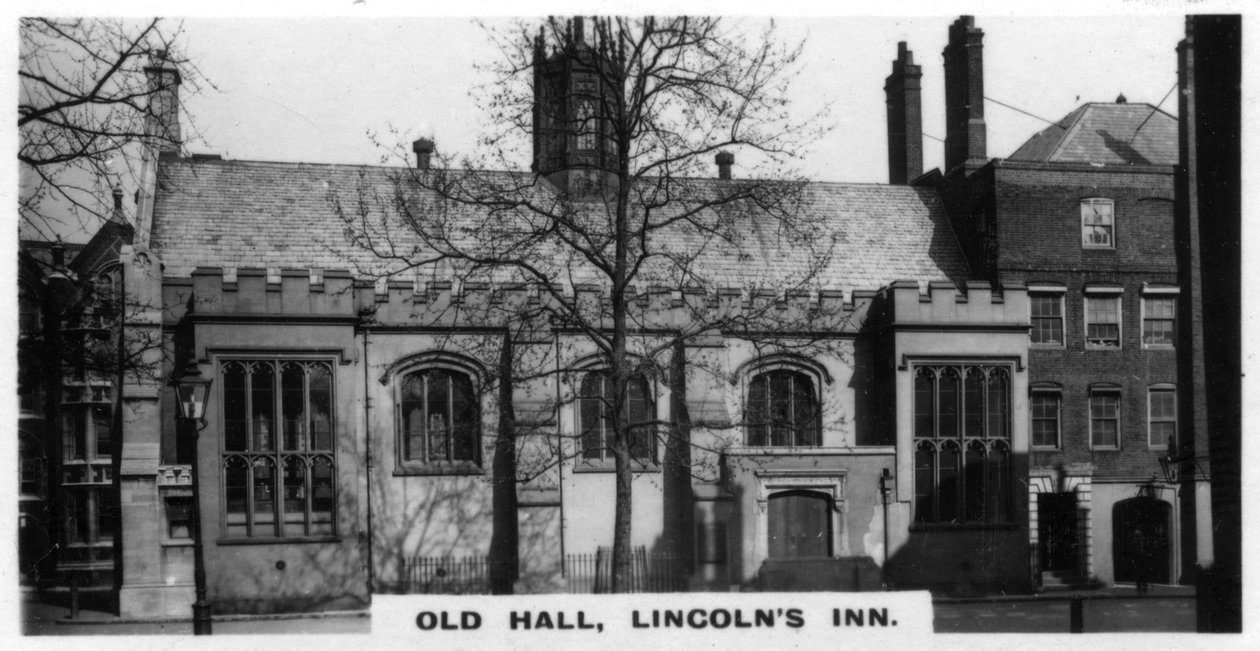 Old Hall, Lincolns Inn, London, 1920-as évek alkotó: Unbekannt