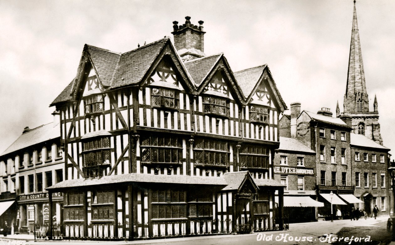 Old House, Hereford, Herefordshire, 20. század eleje alkotó: Unbekannt