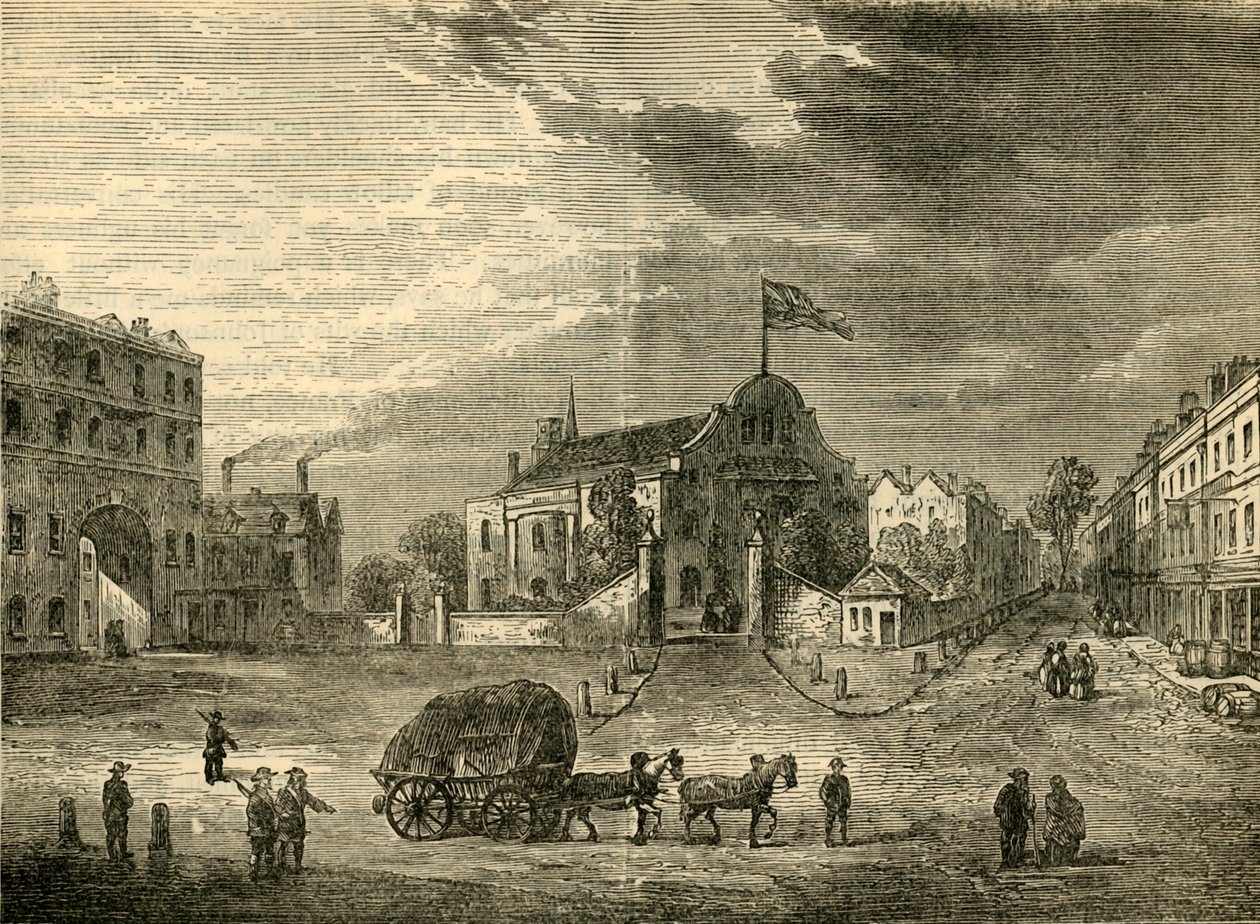 Old Kensington Church, 1750 körül, 1876 körül. alkotó: Unbekannt
