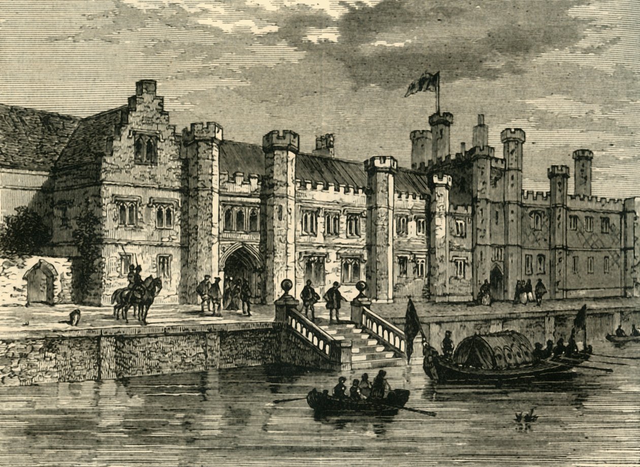 Greenwich régi palotája, 1630-ban, 1878 körül. alkotó: Unbekannt