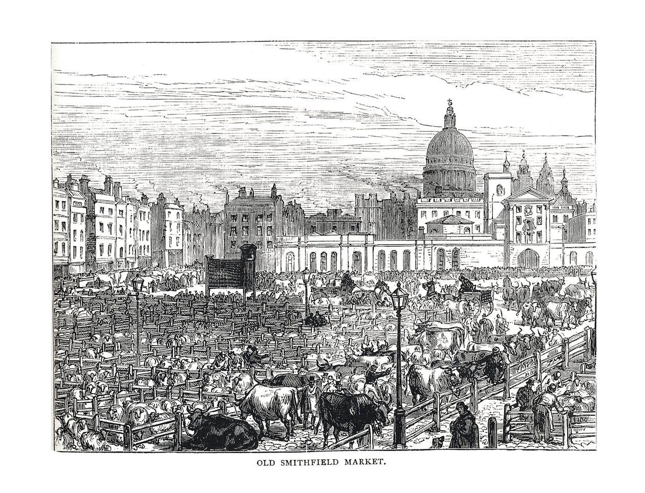 Old Smithfield Market, 1878 alkotó: Unbekannt