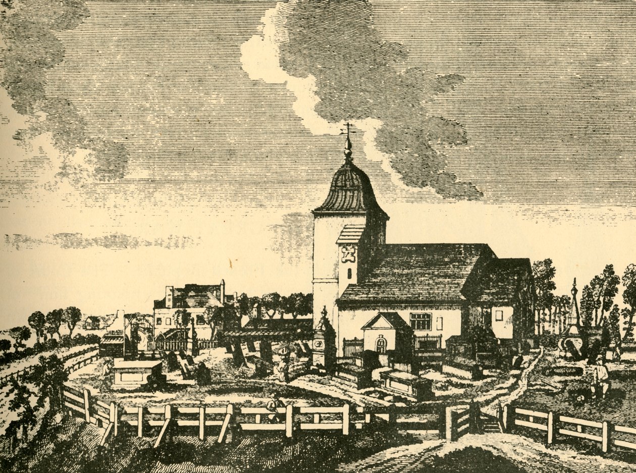 Régi St. Pancras templomkert, c1780, 1925. alkotó: Unbekannt