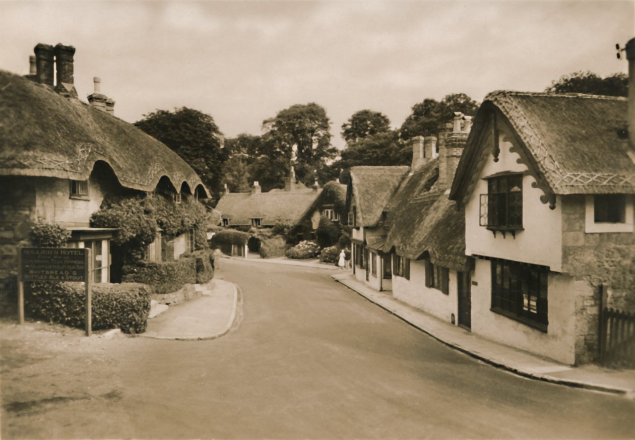 Old Village, Shanklin, I.W., 1920. alkotó: Unbekannt
