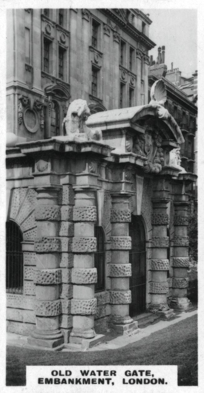 Old Water Gate, Embankment, London, 1920-as évek alkotó: Unbekannt