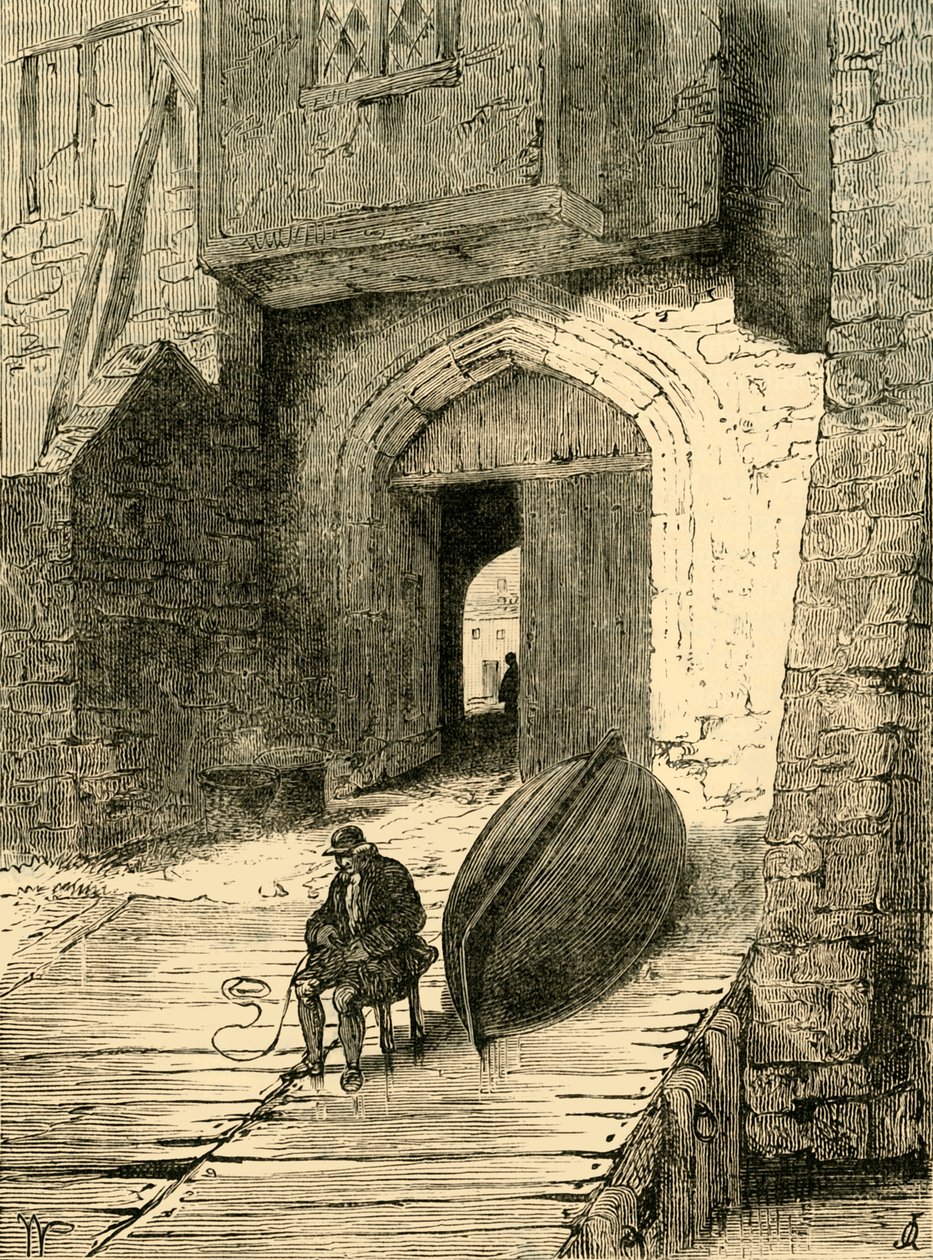 Régi Whitehall lépcsők, 1878. alkotó: Unbekannt
