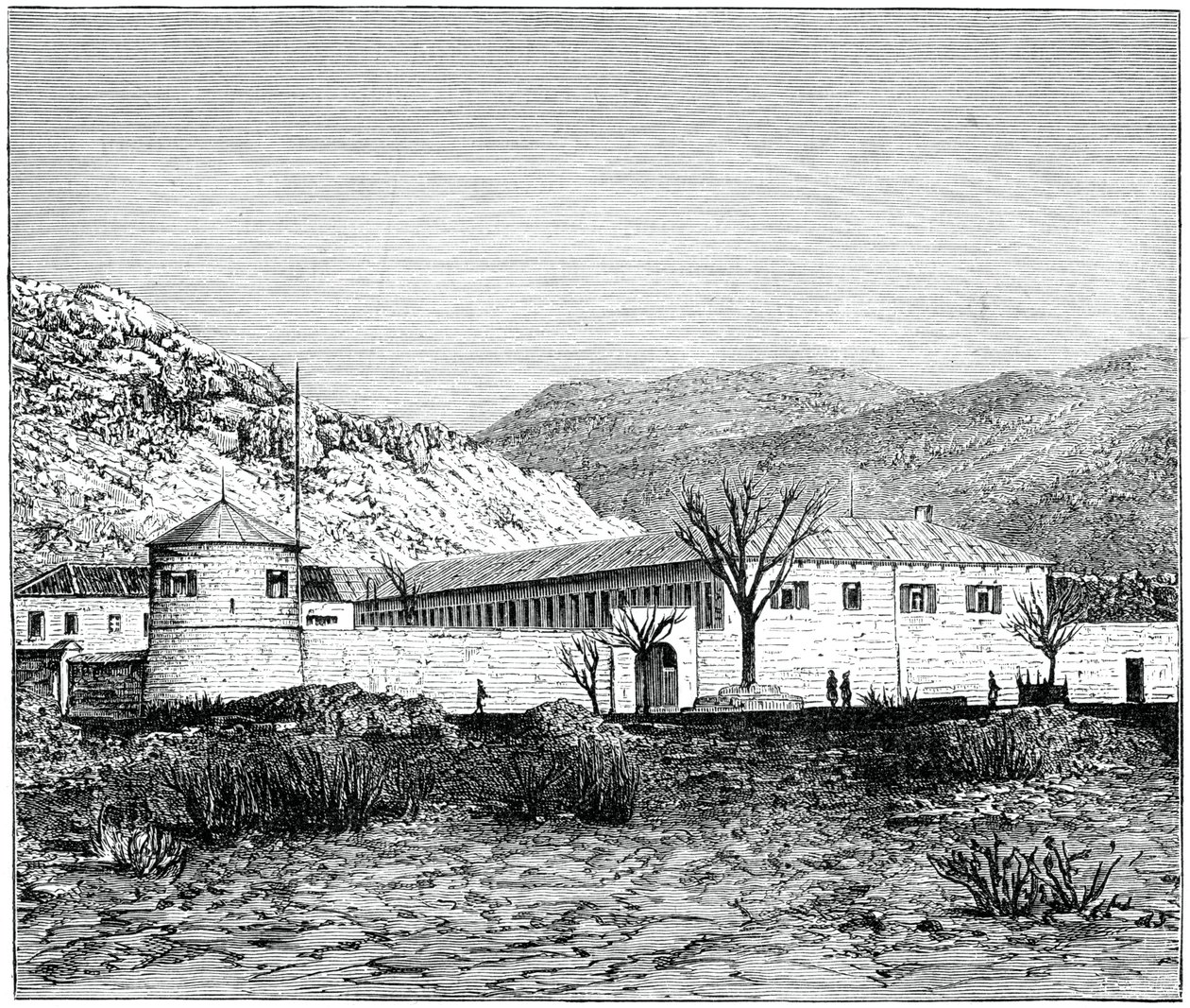 Régi palota, Cettigne, Montenegrói Köztársaság, 1900 alkotó: Unbekannt
