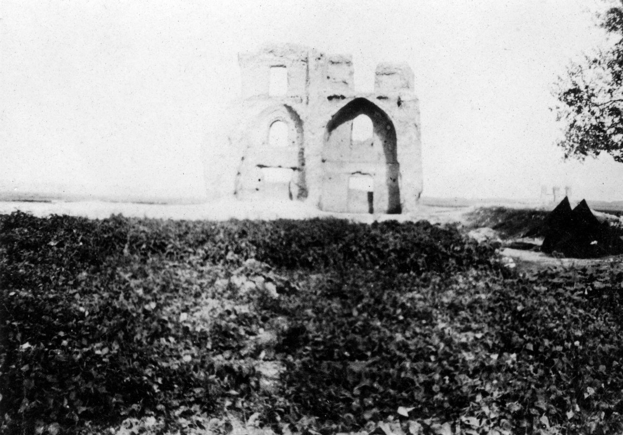 Régi rom a Tigris folyó partján, Moszul, Mezopotámia, 1918 alkotó: Unbekannt