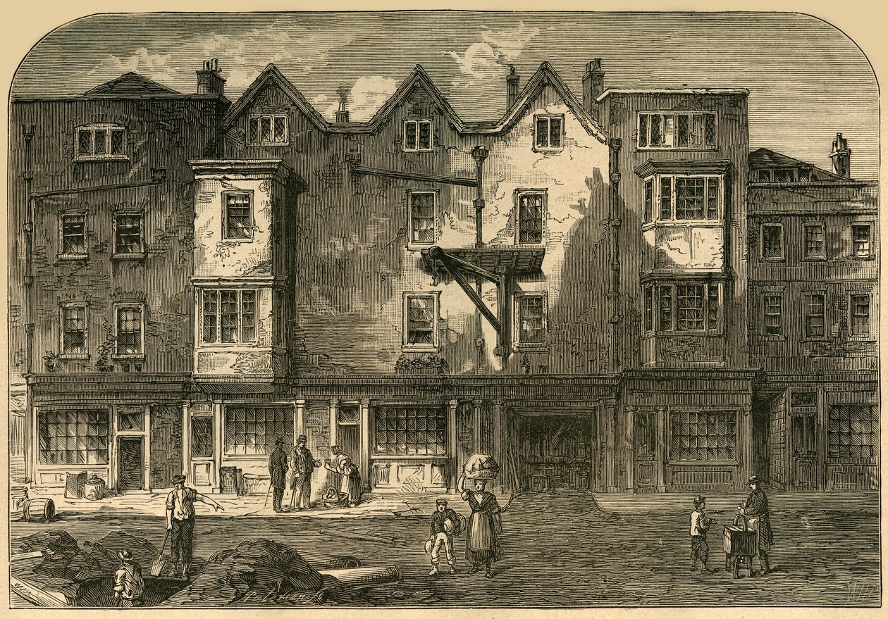 Oldbourne Hall, Shoe Lane, 1823, 1897. alkotó: Unbekannt