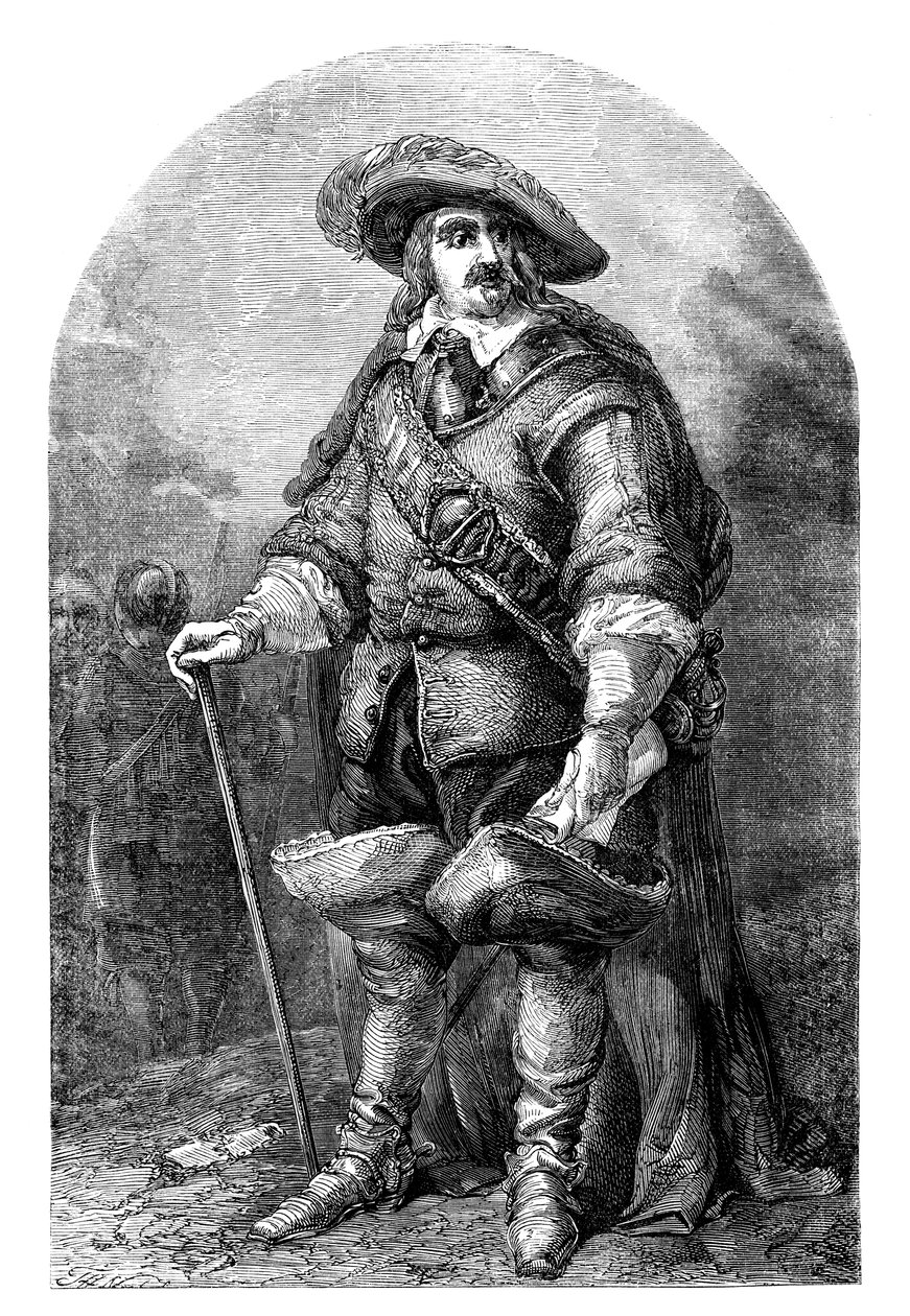 Oliver Cromwell 1599-1658, c18. század c1902 alkotó: Unbekannt