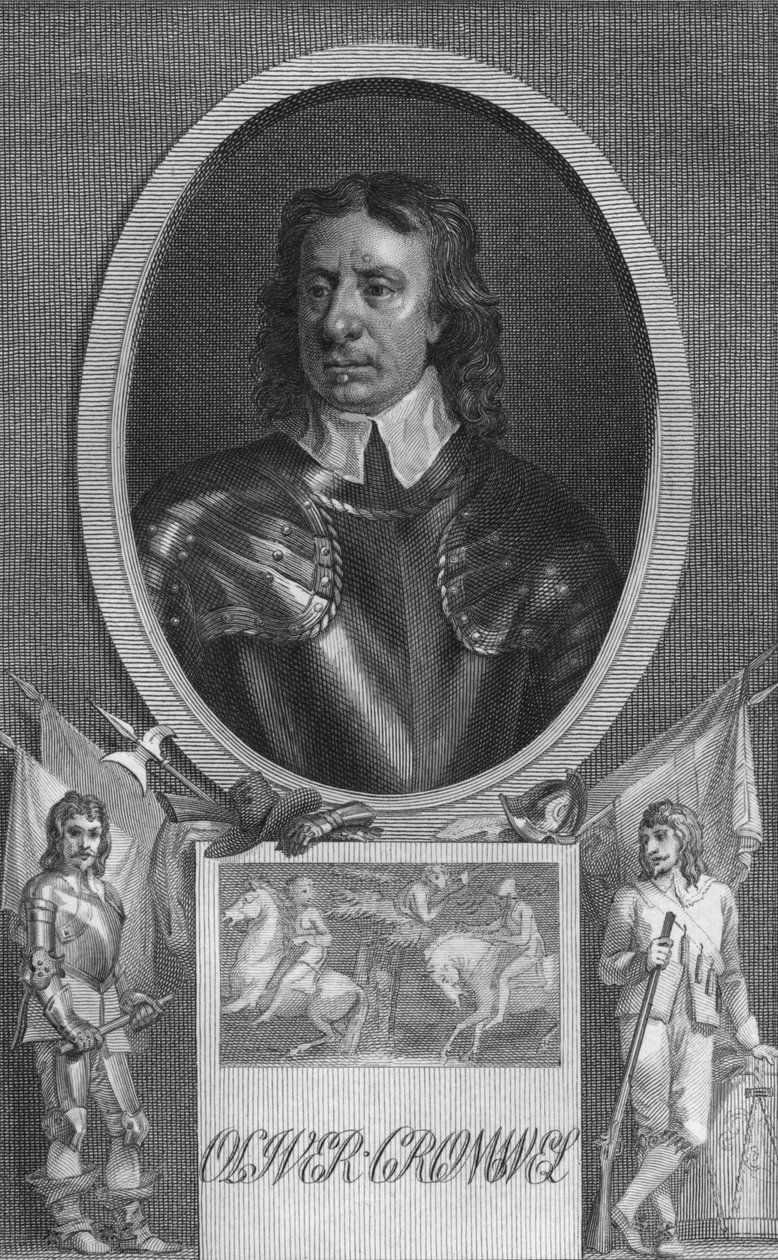 Oliver Cromwell, 1789 alkotó: Unbekannt