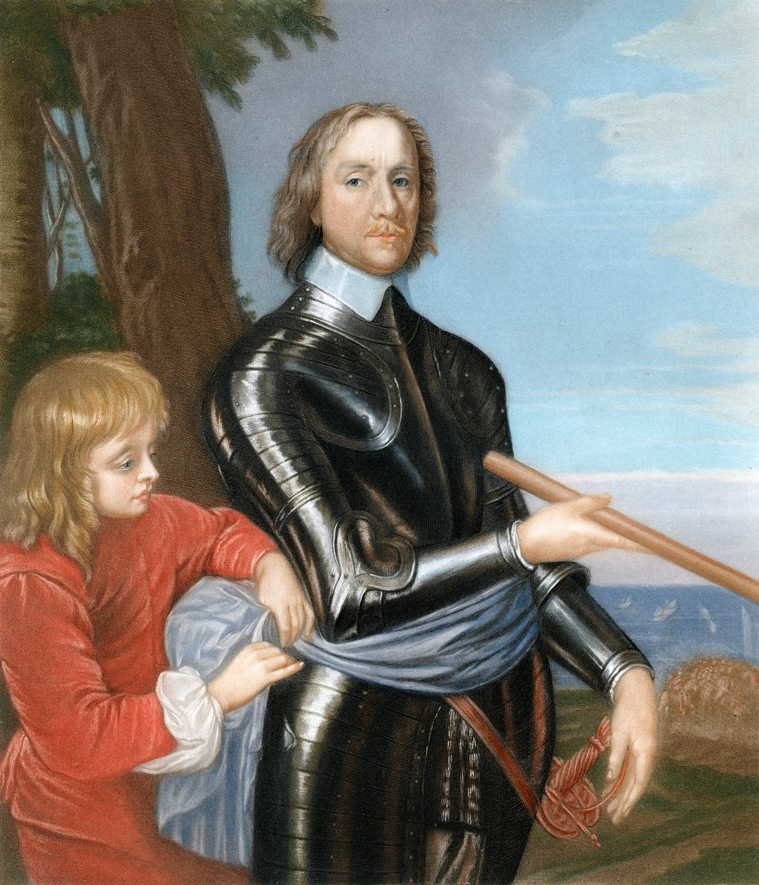 Oliver Cromwell angol katonai vezető és politikus, 1649, 1899 alkotó: Unbekannt