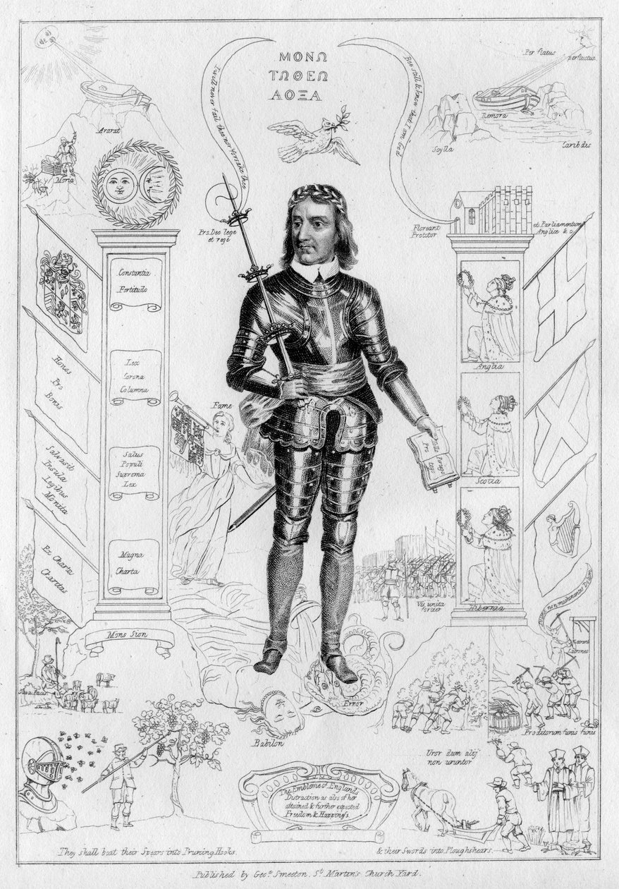 Oliver Cromwell mint Krisztus, 1650-es évek alkotó: Unbekannt