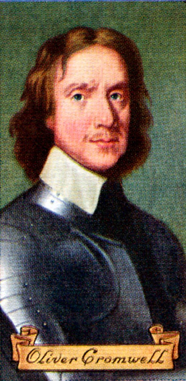 Oliver Cromwell, egy sor cigarettakártya, 1935 alkotó: Unbekannt