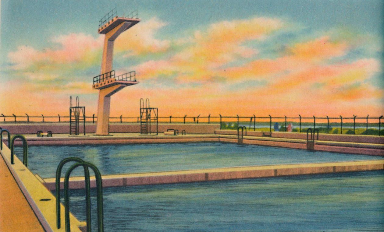 Olimpiai úszómedence, Barranquilla, 1940-es évek alkotó: Unbekannt