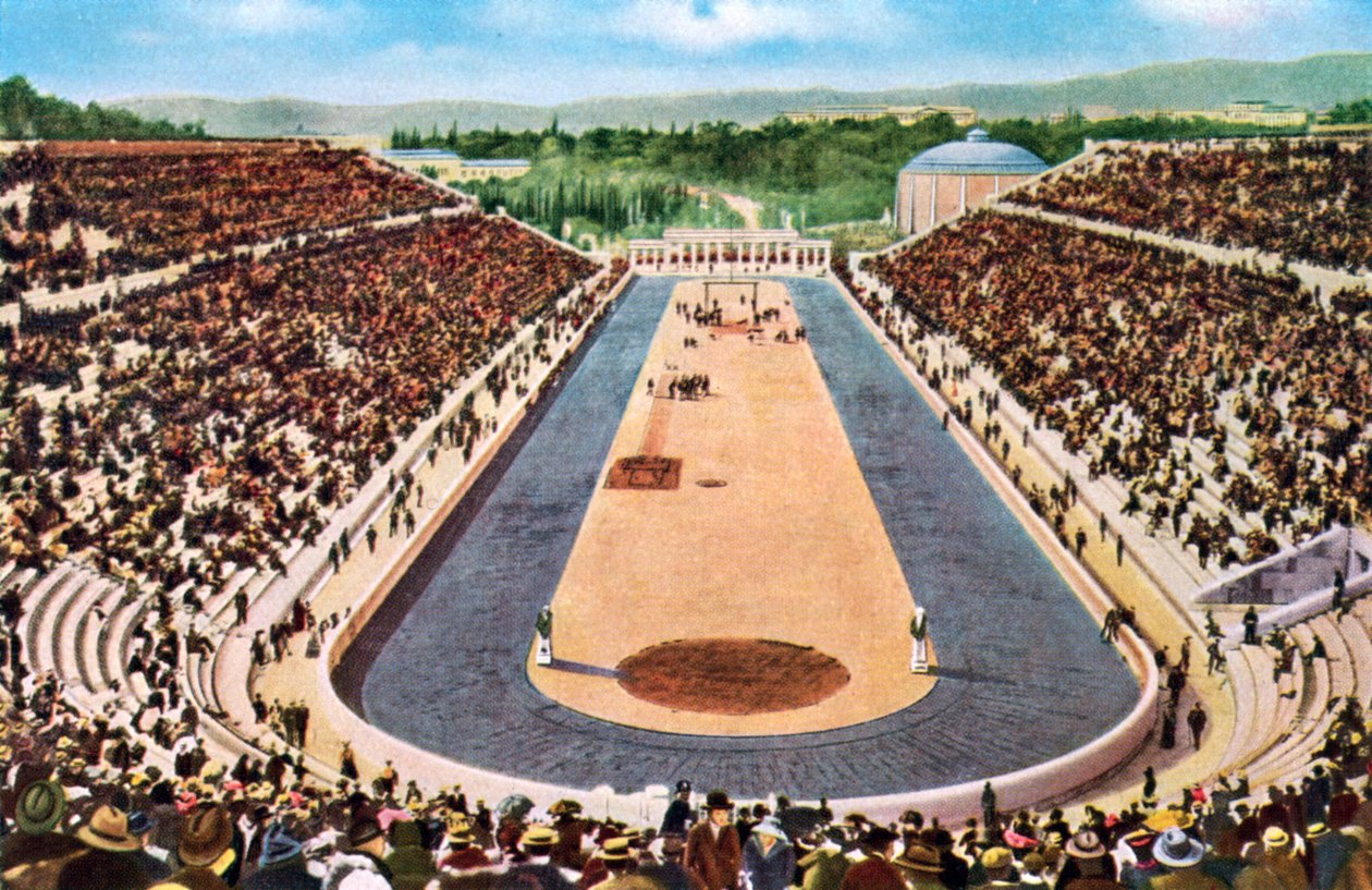 Olimpiai stadion, Athén, 1906, 1936 alkotó: Unbekannt