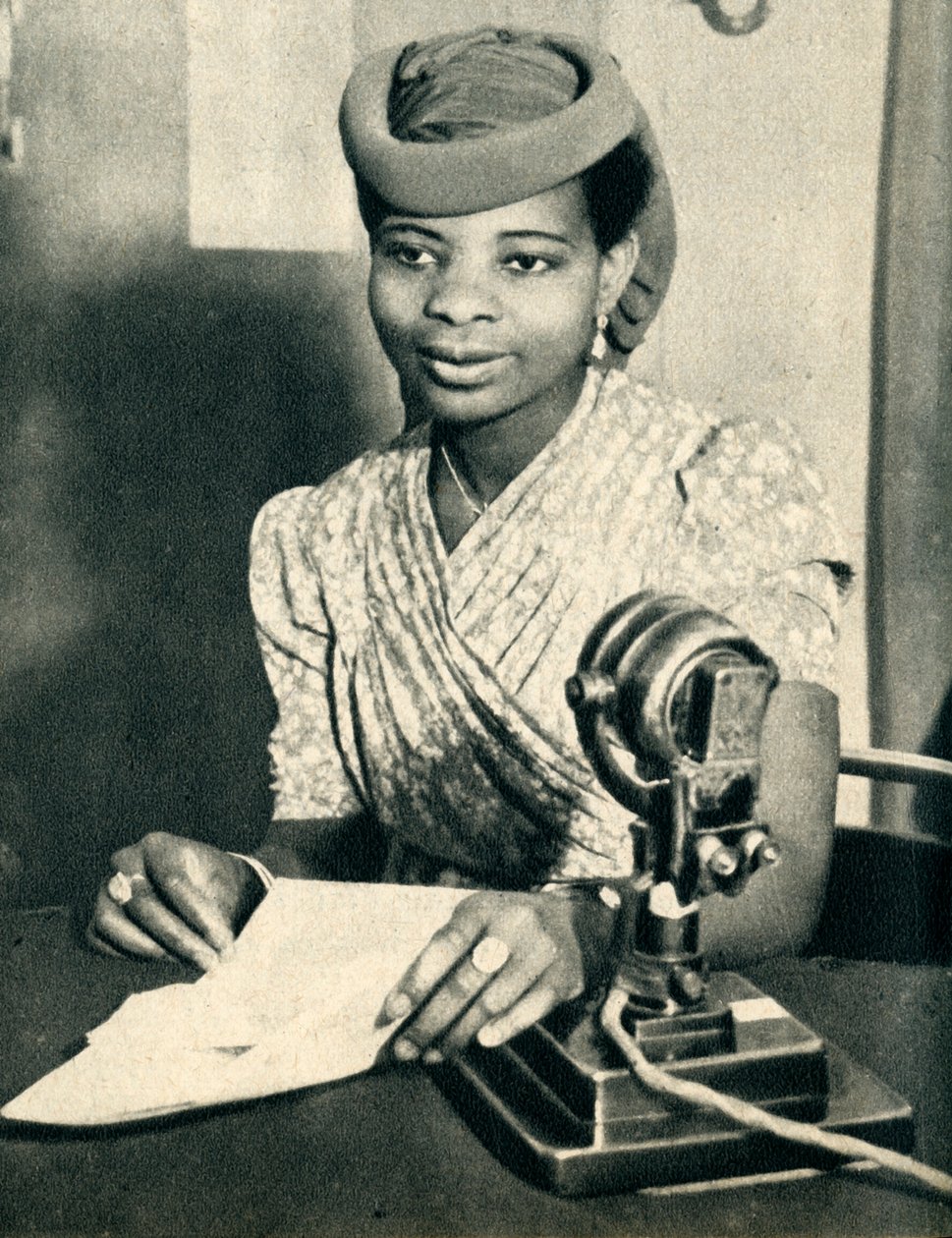 Omoba Adenrele Ademola, a nigériai Abeokuta-i Alake lánya Nyugat-Afrikát hívja, 1942. alkotó: Unbekannt