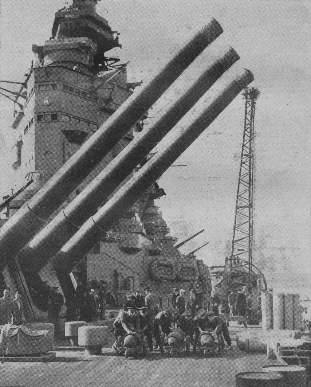A fedélzeten a H.M.S. Nelson, az RNVR dél-afrikai részlegének tagjai, 1941 alkotó: Unbekannt