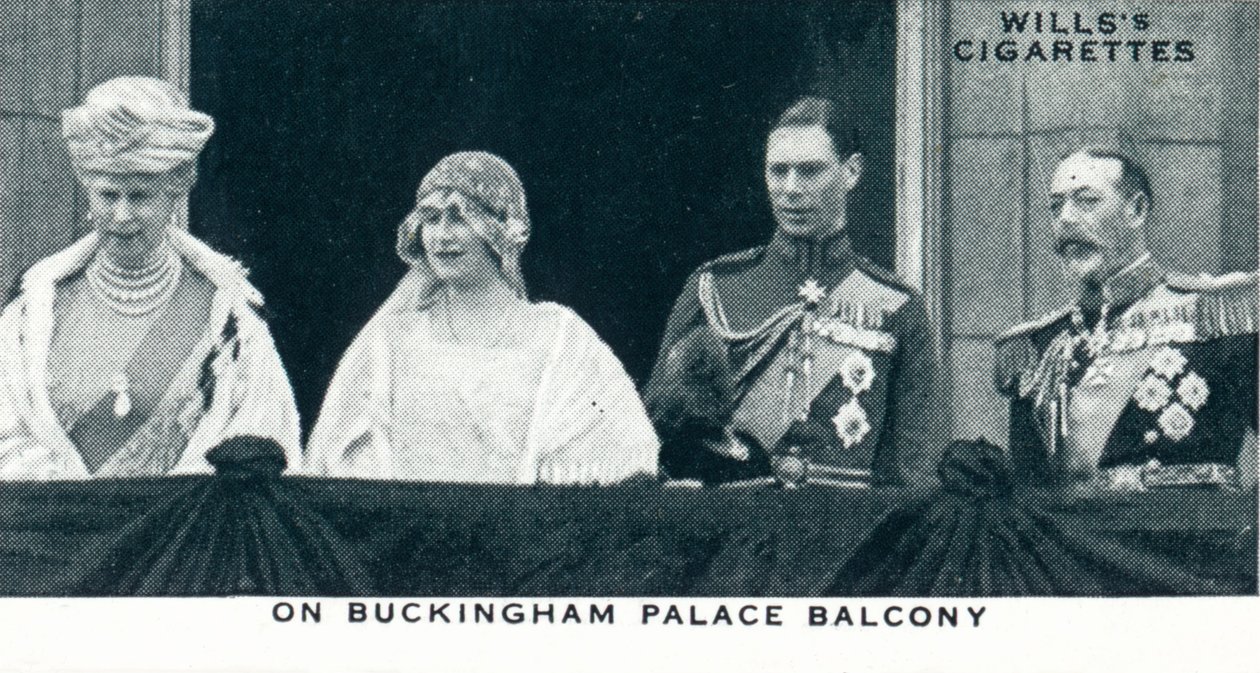 A Buckingham-palota erkélyén, 1923 1937 alkotó: Unbekannt