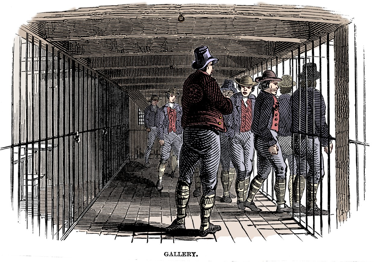 Egy börtöntömb fedélzetén, 1848 alkotó: Unbekannt