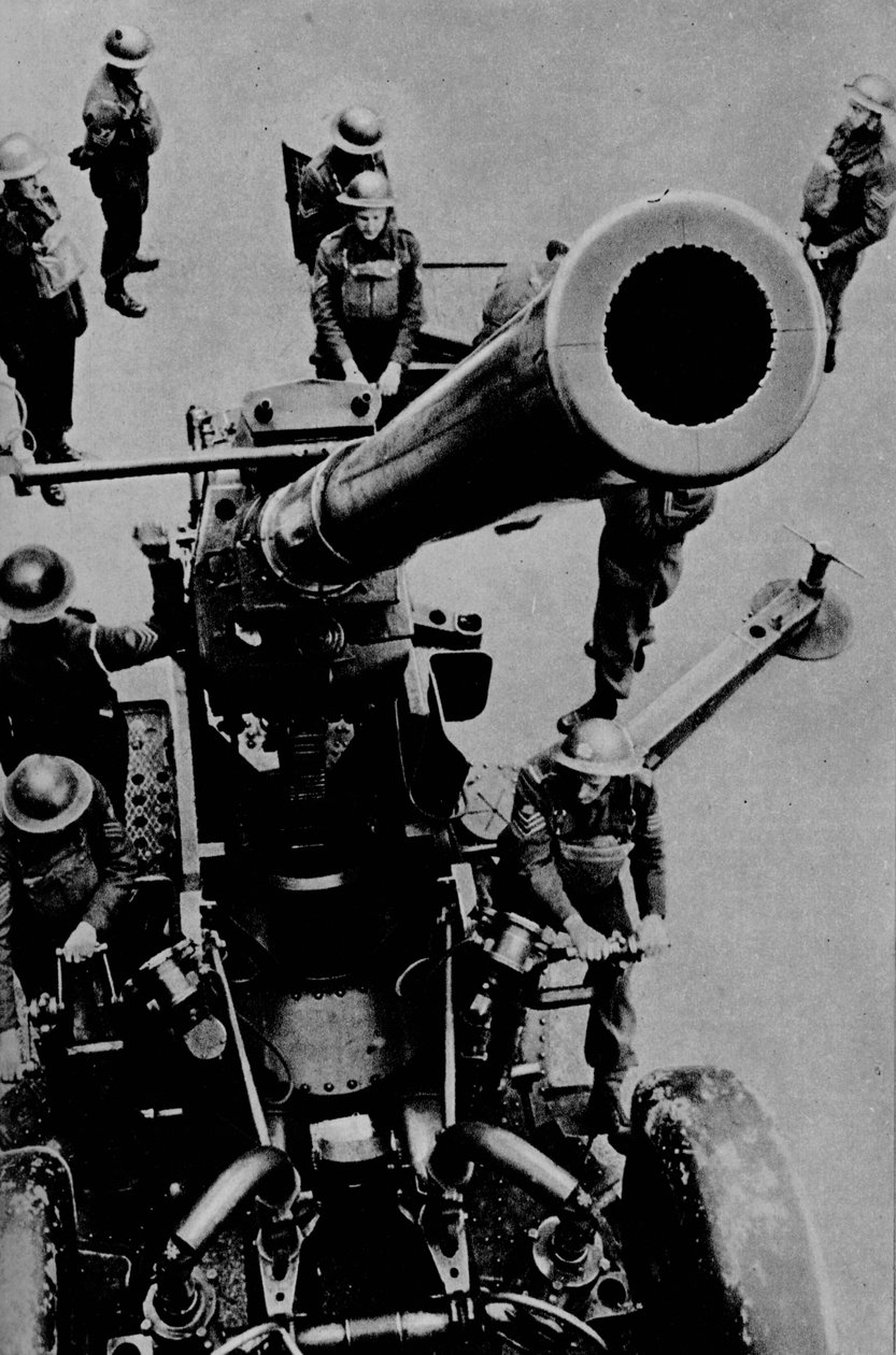 Célpontban! - 3,7 hüvelykes lövegkülönítmény harci gyakorlaton, 1943 alkotó: Unbekannt