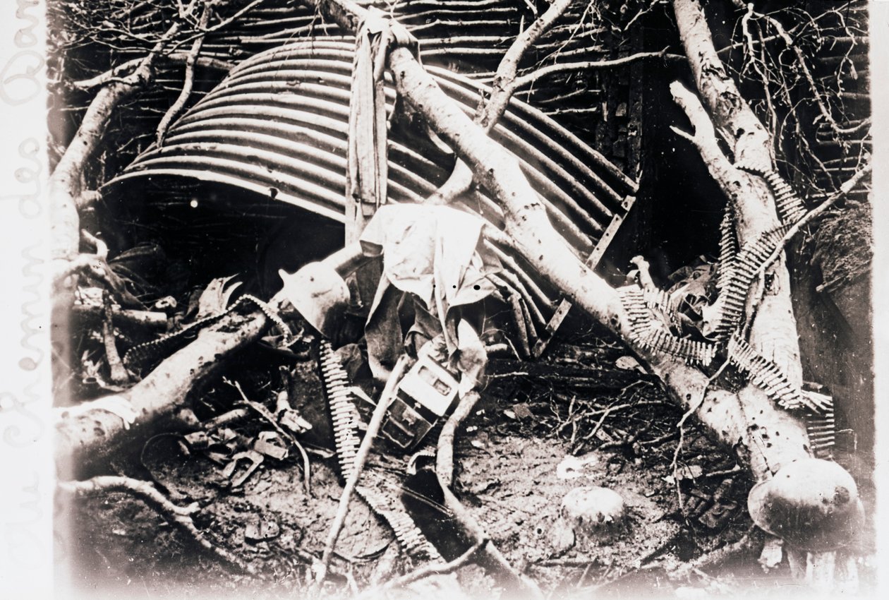 A Chemin des Dames-on, Észak-Franciaországban, c1914-c1918 alkotó: Unbekannt