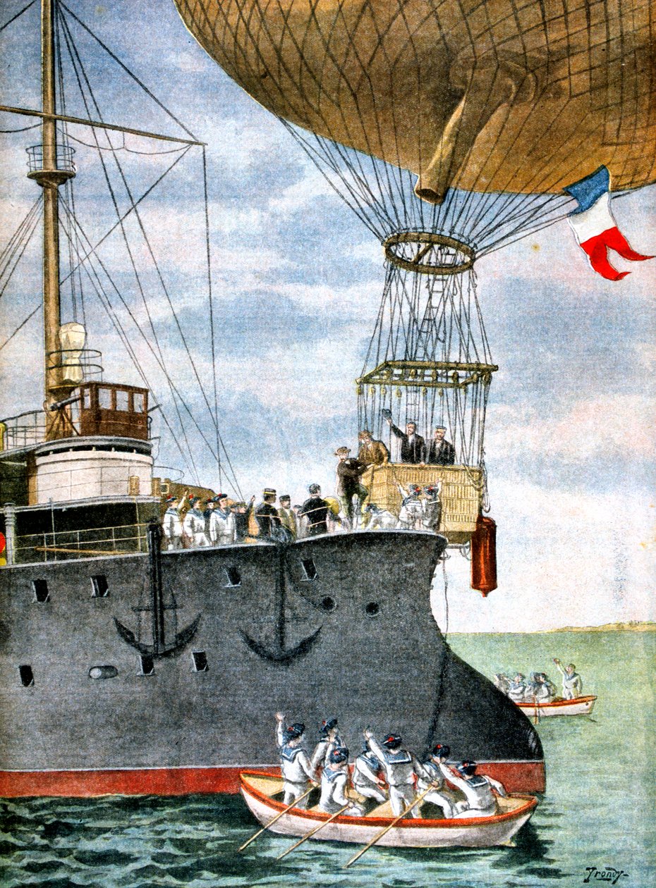 A nyílt tengeren, 1901 alkotó: Unbekannt