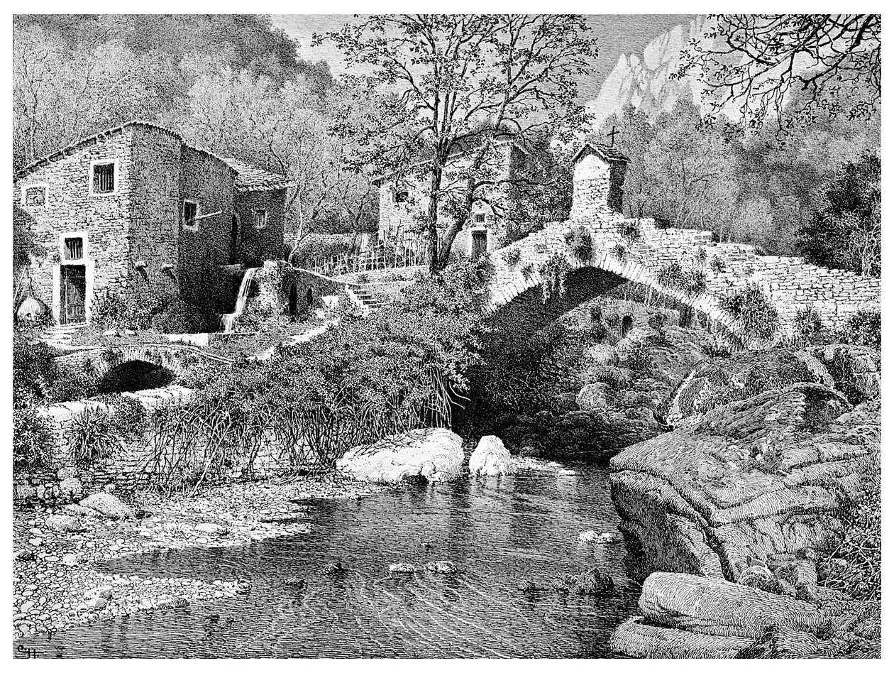 Úton Cerianába, San Remo, 1901 alkotó: Unbekannt