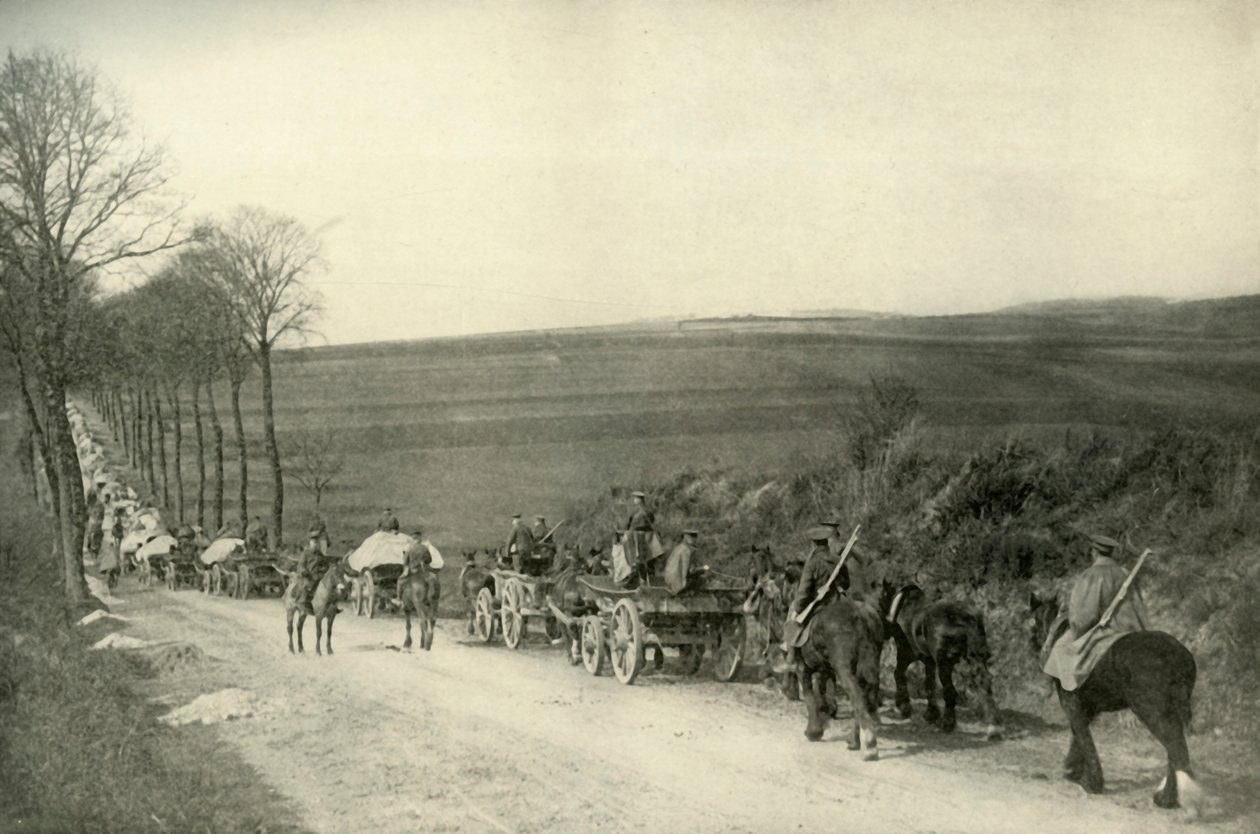 Útban az árkok felé, 1919. alkotó: Unbekannt