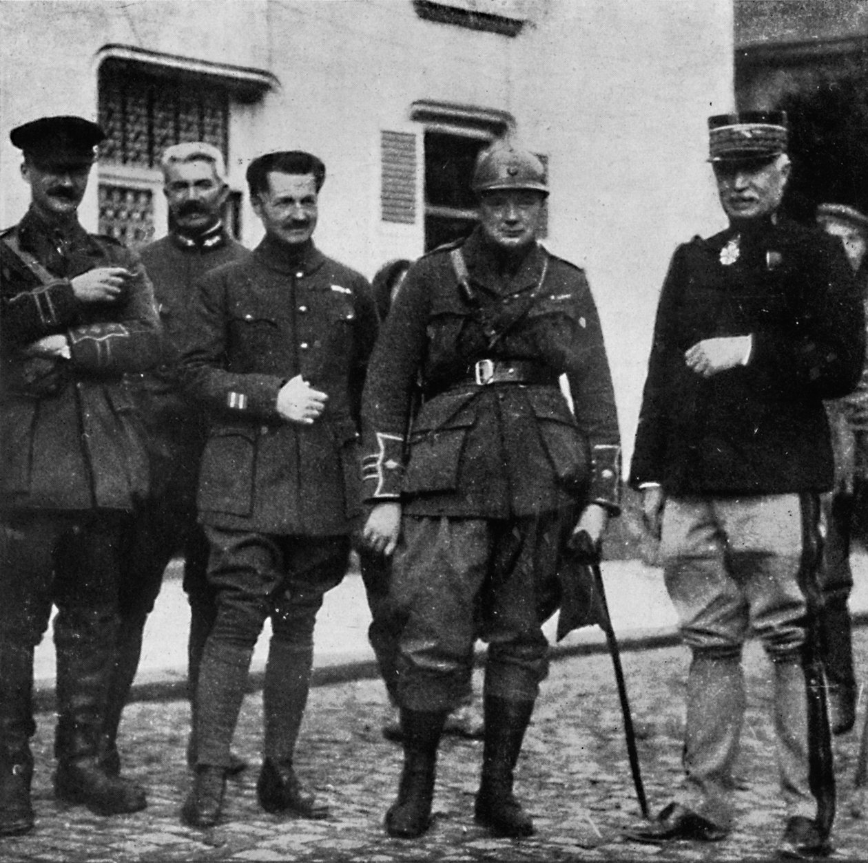 A fronton és a tapasztalatok után a 6. skót királyi fusiliers parancsnoka volt, 1916, 1945 alkotó: Unbekannt